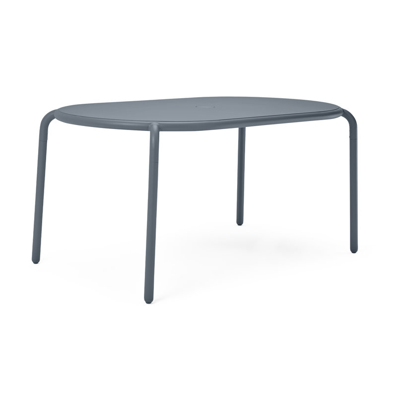 Toni Tablo Outdoor Dining Table Set With Chairs, Anthracite, 4