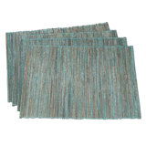 Bevis Water Hyacinth Striped Rectangle Placemat