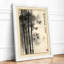 Bamboo in Mist Japandi - Framed Print-78282691-78282690