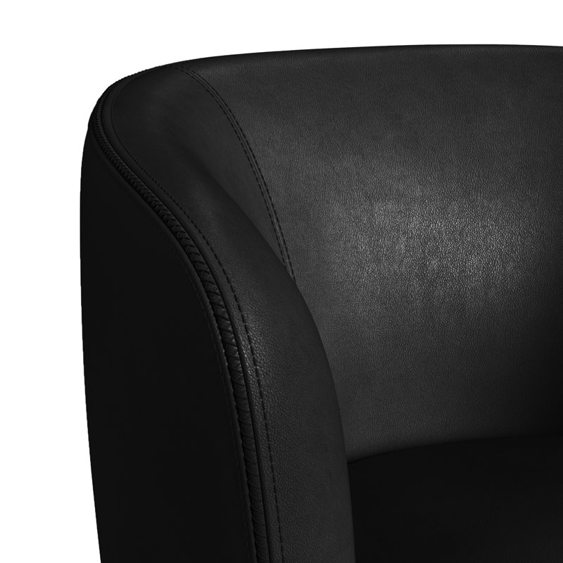 Chaise pivotante Vadwala, Noir