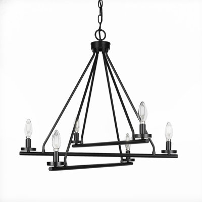 Lustre suspendu 6 lumières Trinity