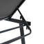 CHAISE DE CHAUFFE-EAU WATERLOO AVEC TABLE EN BOIS FIXE, 1PC, (62756.00BLK)