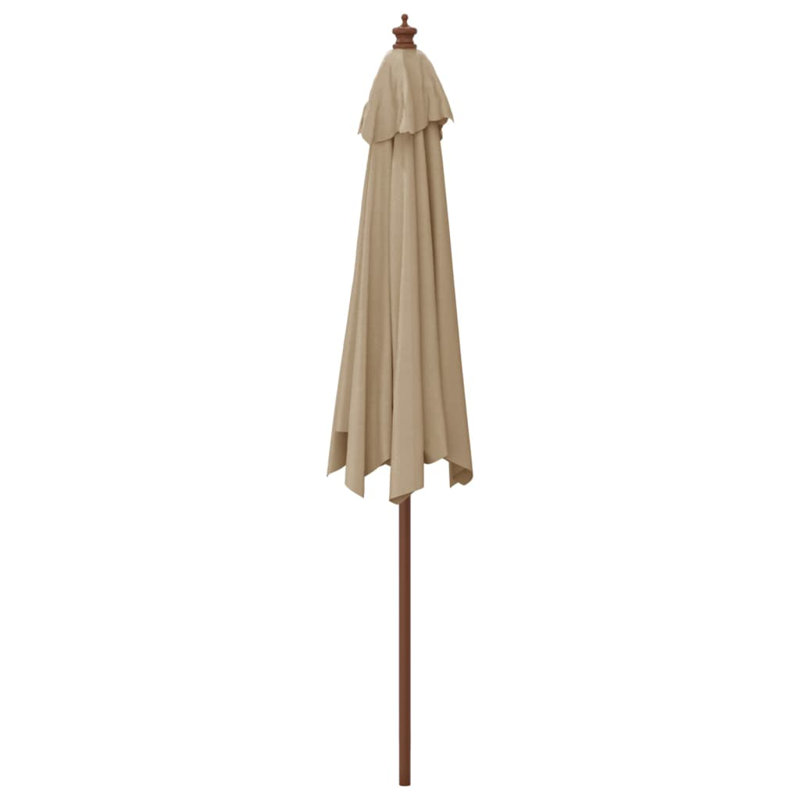 Aslyn Market Parasol, Sand, 231cm H x 196cm W x 196cm D