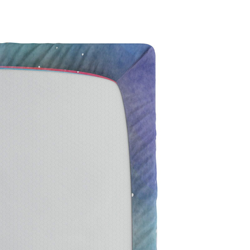 Microfiber Abstract Fitted Sheet, Full Fitted Sheet
