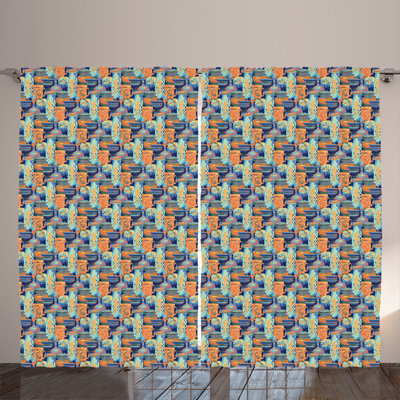Semi Sheer Curtain Pair