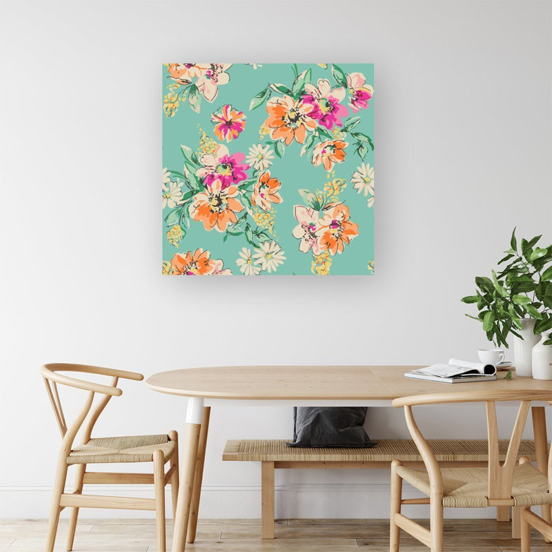 Bright Flower - Wrapped Canvas Print