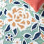 Tapis intérieur / extérieur à motif floral vert / bleu marine / rose Savoy-1860925268
