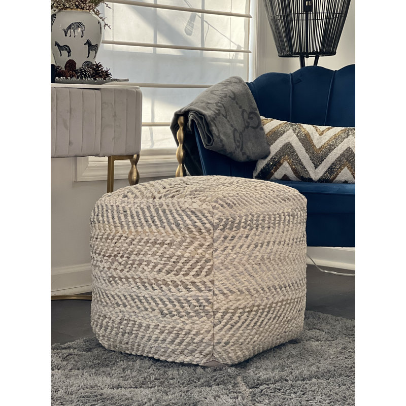 Zakary Upholstered Pouf