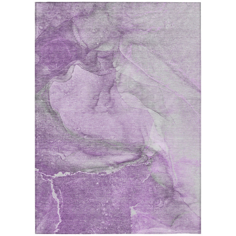 Behice Flatweave Washable Abstract Indoor / Outdoor Rug, Rectangle 10' x 14'