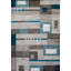 Tapis de couloir gris / bleu turquoise-718499325