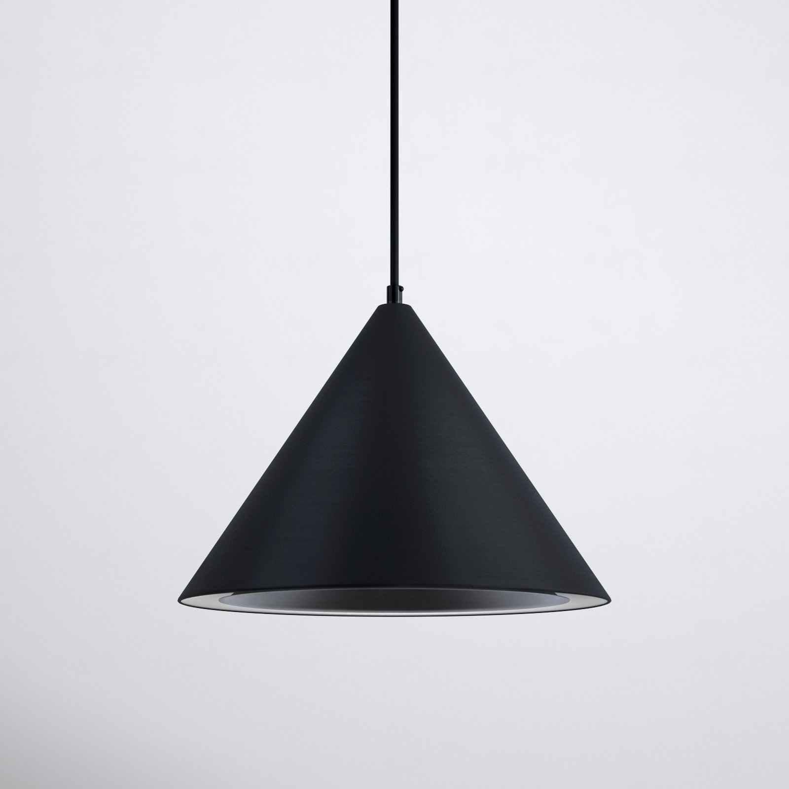 Johnston 1-Light Dimmable Integrated LED Single Pendant , Black, 9.5" H x 12.5" W x 12.5" D