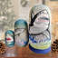 3 Piece Shark Matreshka Nesting Doll Set