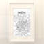 Bristol, carte de la ville, impression-261416045-261416062