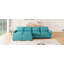 Canapé modulaire de 103,9 po avec deux chaises longues de rangement et quatre ports USB pour le salon-740972658