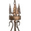 40" Wide Wildlife At Dusk Inverted Pendant