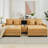 Cottie Corduroy U-Shaped Sectional Reversible-96766411