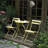 3 Piece Patio Bistro Set Of Foldable Round Table And Chairs-1981623625