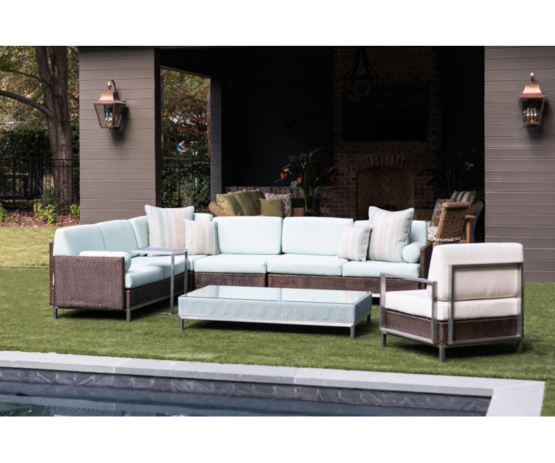 Elements Outdoor Lounge Chair, White, Cottage Pepper