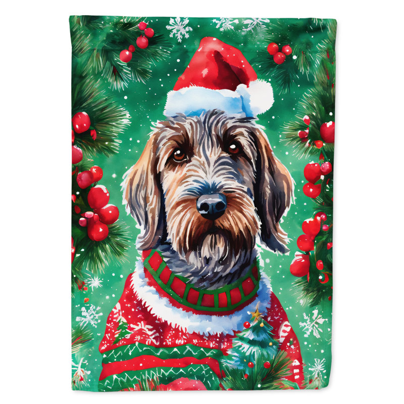 Double Sided Polyester Christmas, 40'' H x 28'' W