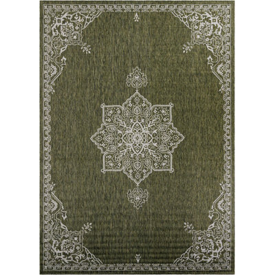 Tapis transitionnel Tollefson couleur forêt