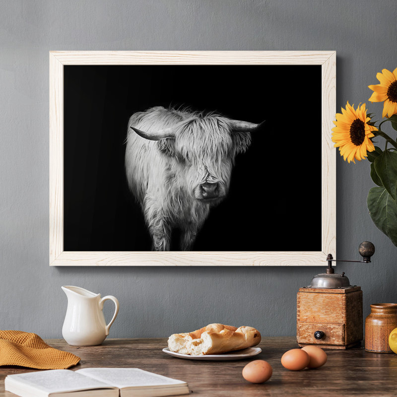 «It's a Mooood II» - Toile tendue avec châssis rustique_MOF0059ALTV1, Blanc, H 18 po x l 26 po x P 1,5 po