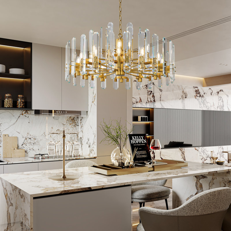 Modern Luxury Crystal Chandelier Lighting LED Chandeliers Light Fixture Compatible With Living Room Hall Art Decor Hanging Lamp,LED Chandelier Ceiling Light