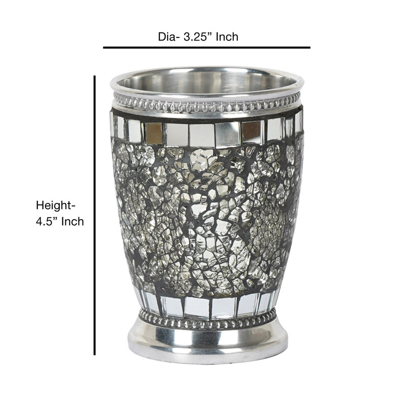 Ensemble d'accessoires de salle de bain 4 pièces Iceberg, Argent