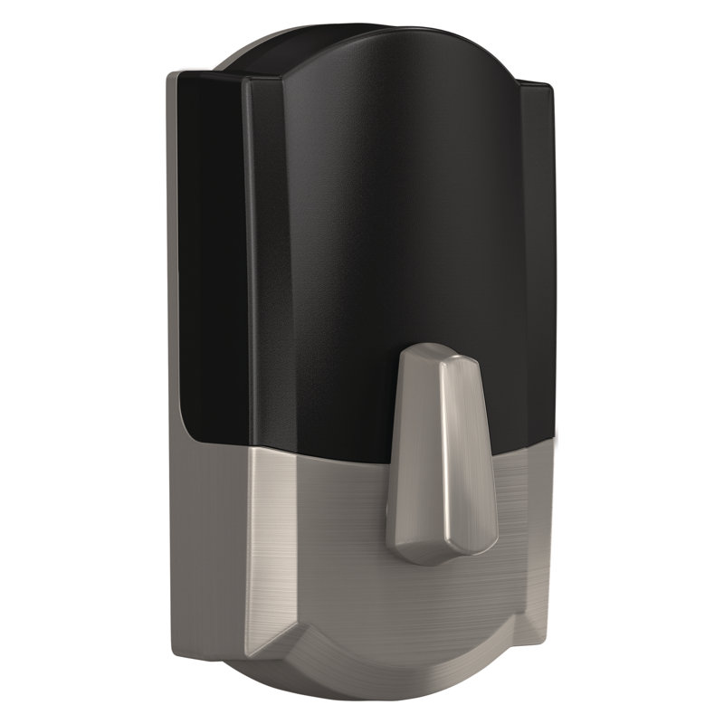 Encode Smart WiFi Deadbolt with Camelot Trim, Satin Nickel, Yes