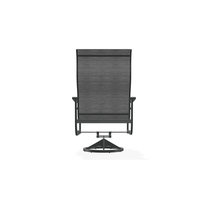 St. Catherine Polymer Outdoor Lounge Chair, Graphite, Collect Charcoal