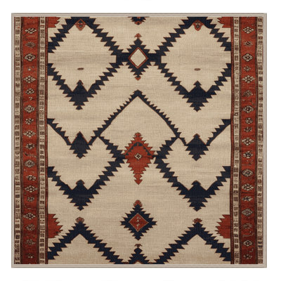 Machine Washable Persian Brown Area Rug