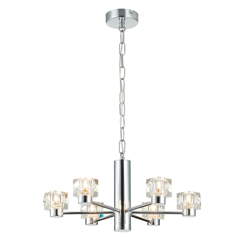 Syreeta 6 - Light Geometric Chandelier