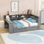 Lit de jour avec DEL, tablettes de rangement, tiroirs, bureau et station de charge-1815150376-1815150378