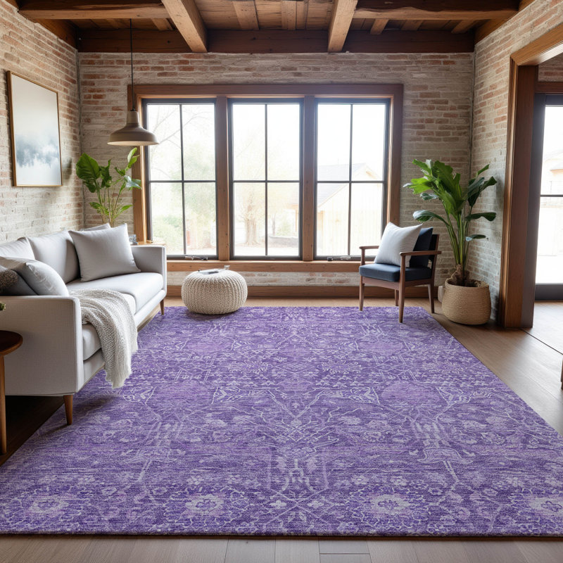 Tapis de qualité mondiale lavable à la machine Premium AMD1133, Rectangle 3 pi x 5 pi
