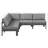 Dorothey 90'' Wide Aluminum Patio Sectional with Cushions-61209886-61209888