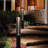 Black Integrated LED Bollard Light-106895338