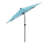 9FT UMBRELLA WITH LIGHT Blue and Stripes-966115994