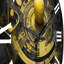 Horloge murale en métal-93395758