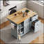 Îlot de cuisine polyvalent avec plusieurs options de rangement et fabrication durable-82978341