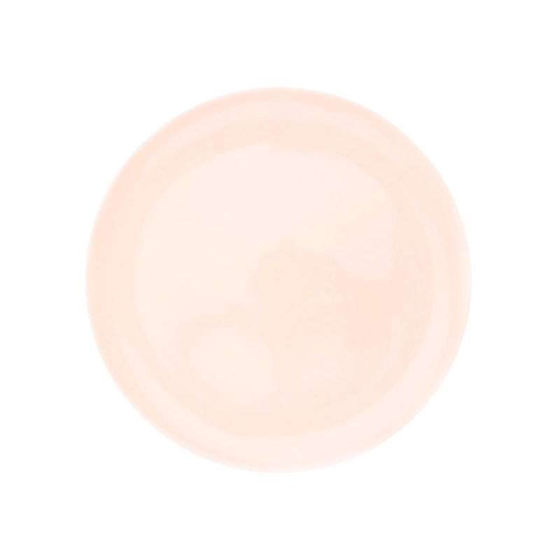 Canvas Home Shell Bisque Porcelain Salad Plate, Soft Pink