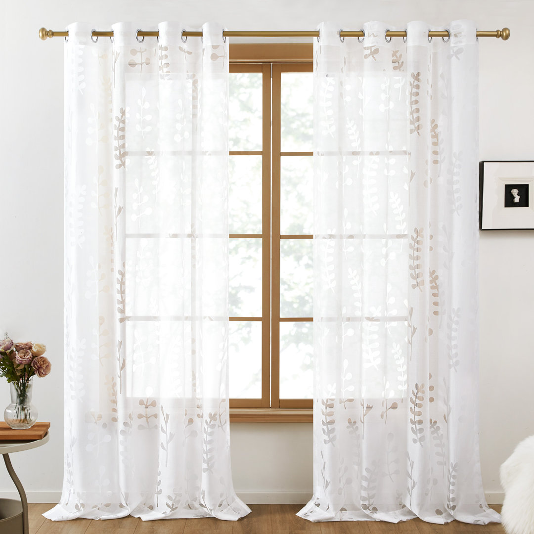 Ozrenka Polyester Sheer Curtain Pair Winston Porter Curtain 
