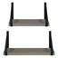 Tablette décorative en bois massif 2 pièces Glenbrook-1874050433