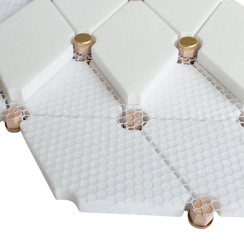Natural Marble Hexagonal Polished Marble Tile
