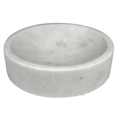 Bol de plongée, marbre blanc