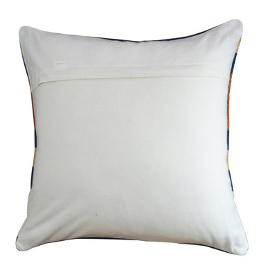 Striped Cotton Throw Pillow