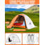 Tente orange pour 2 personnes-93311543