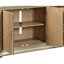 Armoire console en chêne naturel Dodie