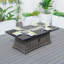 Table de foyer d'extérieur avec couvercle H 26,99 "x l 70,6" Arayeli-2033862666