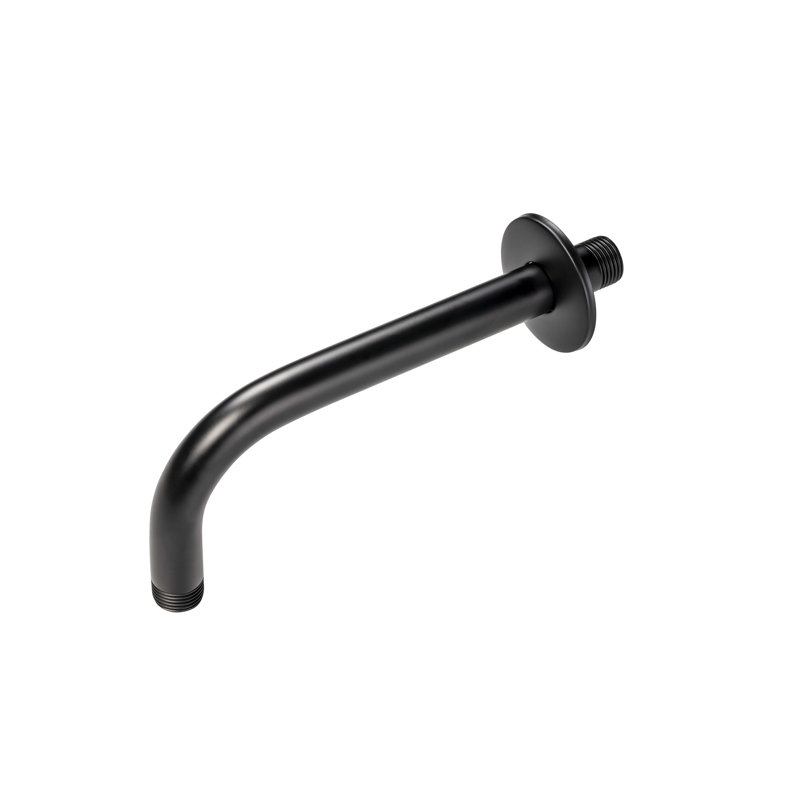 Presion Range Shower Arm 210mm Long - Chrome, Matt Black
