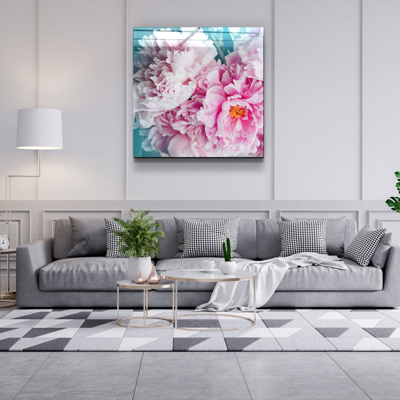 Stunning Decorative Tempered Glass Painting, 19.7 x 19.7 Inches | 100% Tempered Glass, Thickness: 0.16 Inches | UV Printing for Vibrant Colors | Perfect for Home Décor, Living Room or Office Wall Art