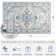 Straub Large Tranditional Rugs Living Room Rug Washable Bedroom Rug Non-Slip Colorful Vintage Accent Floor Carpet For Home DecorCream